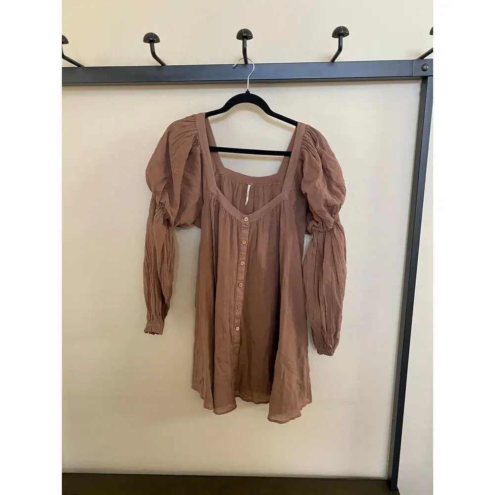 Free People So Fresh Tunic Mini Dress Size S